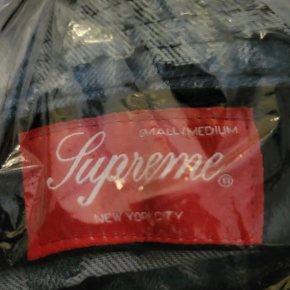 💯Authentic SUPREME JACQUARD DENIM BUCKET HAT - Picture 3 of 7